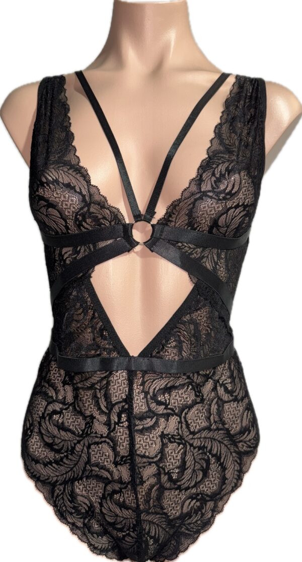 4254 - Lace Strap Teddy - Image 2