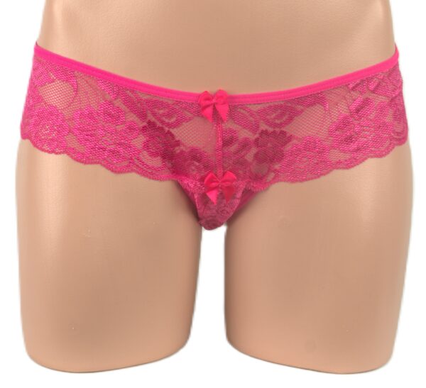 180 - Lace Crutchless G-String - Image 5