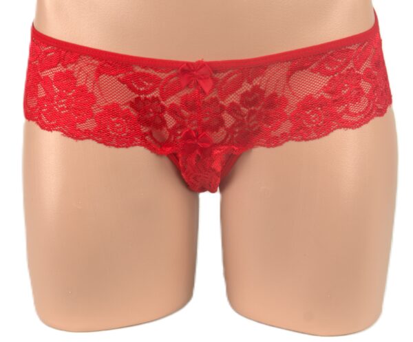 180 - Lace Crutchless G-String - Image 6