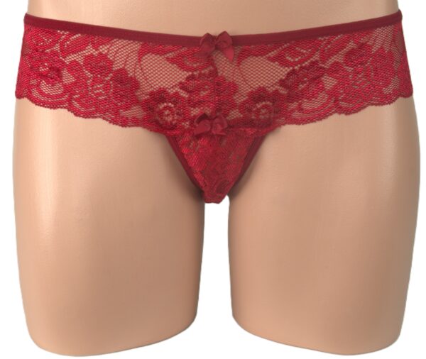 180 - Lace Crutchless G-String