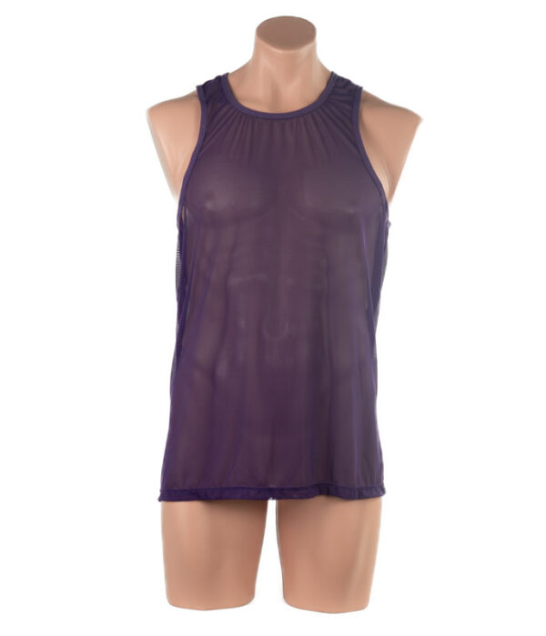 2318 - Men's Fluro Singlet - Image 6