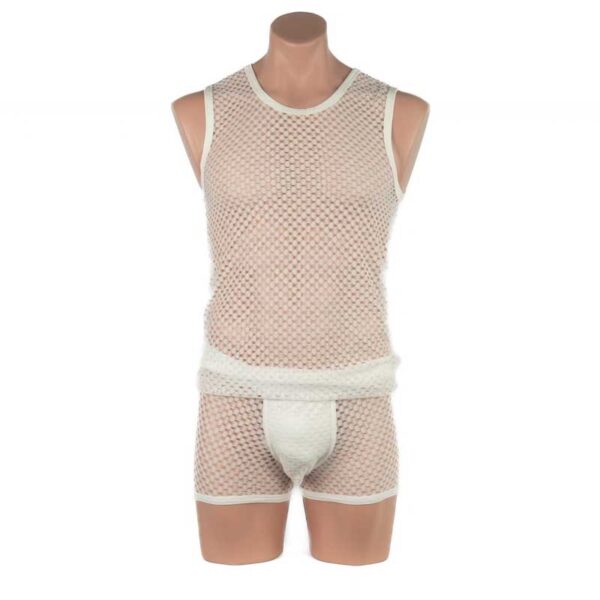 2311B - Men's Diamond Mesh Boxer - Image 12