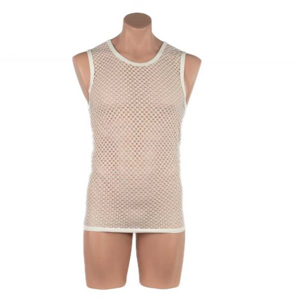 2311 - Men's Diamond Mesh Singlet - Image 6
