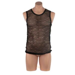 2311 - Men's Diamond Mesh Singlet