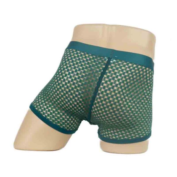 2311B - Men's Diamond Mesh Boxer - Image 4