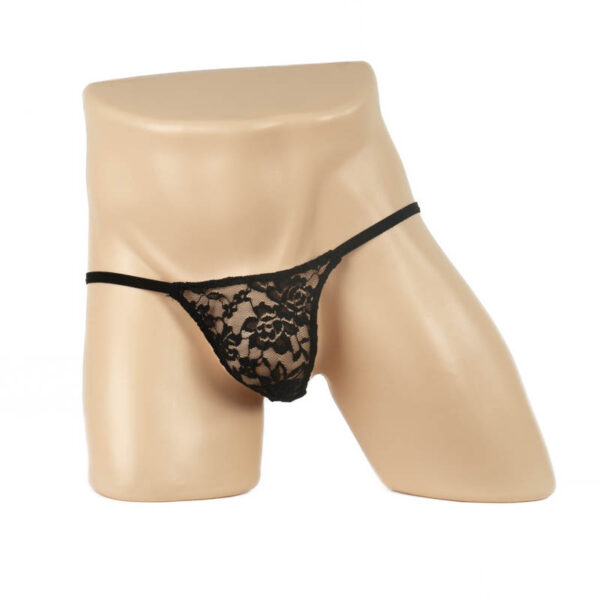 282 - Men's Lace Pouch G-String - Image 3