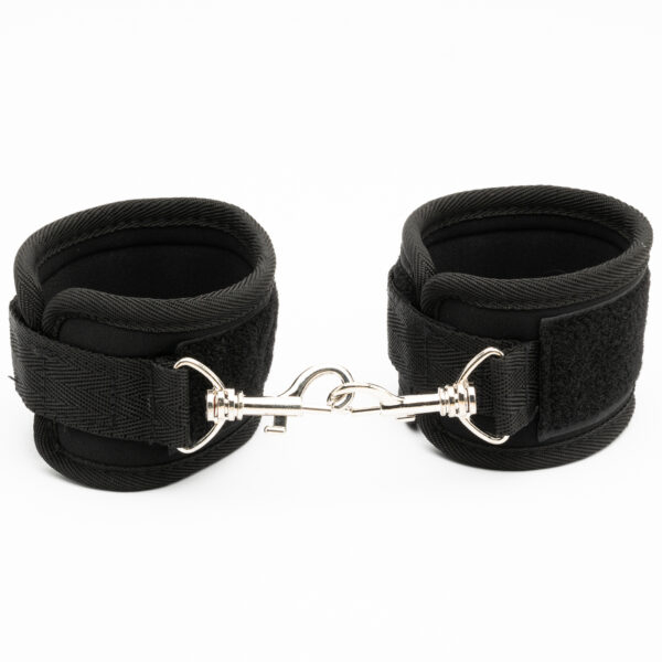 L110 - Black Neoprene Velcro Cuffs - Image 3