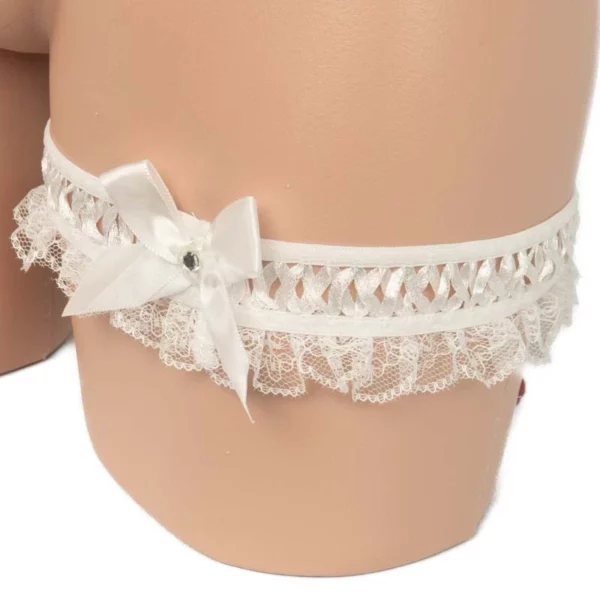 1007 - Sized Lace Leg Garter - Image 3