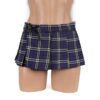 107 - Tartan School Girl Skirt - XS (6), Purple