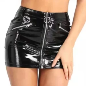 120 - PVC Zipper Skirt
