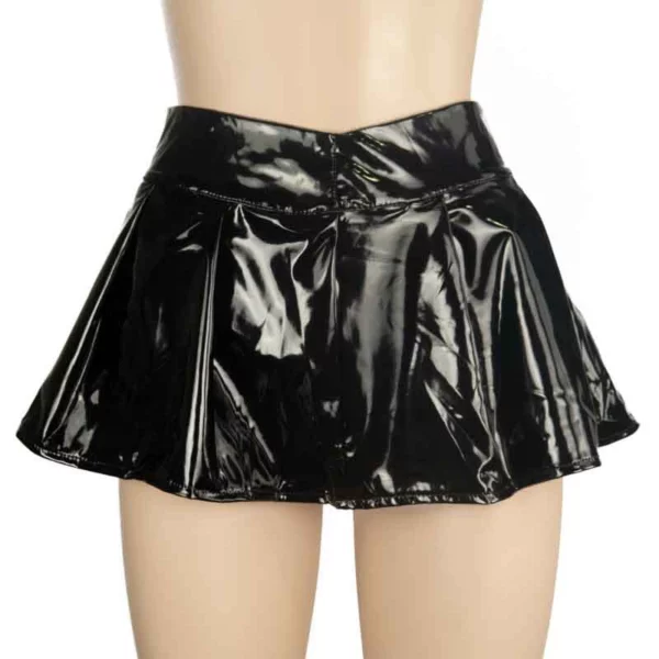 122 - Wetlook Sized Skirt