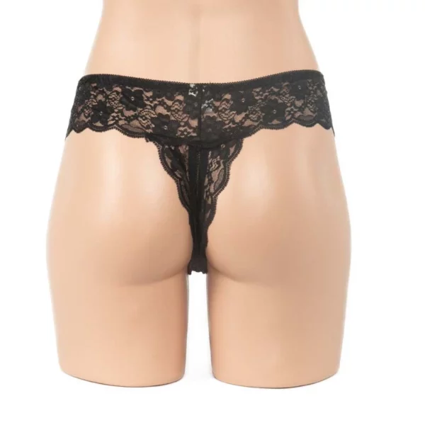 169 - Lace Crutchless G String - Image 3