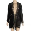 2000B - ALISON Lace Brunchcoat - One Size (8-10), Black