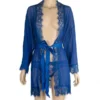 2000B - ALISON Lace Brunchcoat - One Size (8-10), Blue