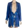 2000B - ALISON Lace Brunchcoat - Queen (12-14), Blue