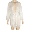 2000B - ALISON Lace Brunchcoat - One Size (8-10), White