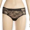 2000U - ALISON Lace Brief - One Size (8-10), Black
