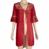 2002B - CHELSEA Brunchcoat - One Size (8-10), Wine