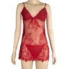 2002D - CHELSEA Babydoll - One Size (8-10), Wine