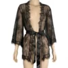 2005B - FELICIA Brunchcoat - One Size (8-10), Black