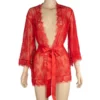 2005B - FELICIA Brunchcoat - One Size (8-10), Red