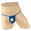 212 - Men's Peek a Boo Micro G-String - Mens One Size, Blue