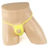 212 - Men's Peek a Boo Micro G-String - Mens One Size, Fluro Yellow