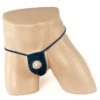 212 - Men's Peek a Boo Micro G-String - Mens One Size, Navy