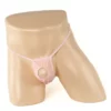 212 - Men's Peek a Boo Micro G-String - Mens One Size, Pink
