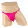 214 - Men's Stripper Clip G-String - Mens One Size, Hot Pink