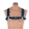 2307 - Men's Neon Reflective Harness - Mens One Size, Blue/Black