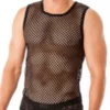 2310 - Men's Mesh Singlet - M, Black