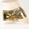 2328 - Men's Glitter Hot Pants - L, Gold