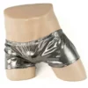 2328 - Men's Glitter Hot Pants - M, Silver