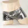 2328 - Men's Glitter Hot Pants - L, Silver
