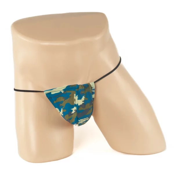 236 - Men's Army Print G-String - Image 3