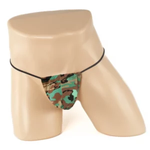 236 - Men's Army Print G-String