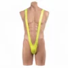 250 - Mankini - Mens One Size, Fluro Yellow
