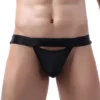 253 - Men's Colour Pouch Jockstrap - S, Black