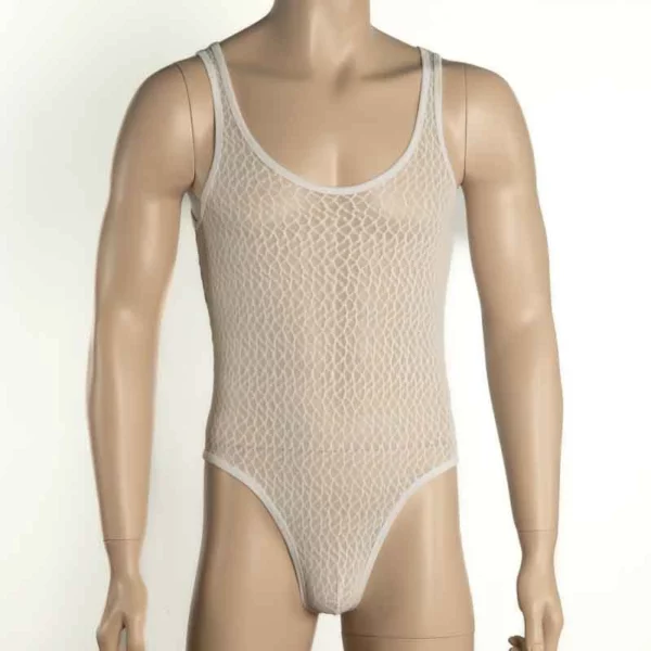 255 - Men's Mesh Bodysuit - Image 2