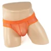 258 - Men's Mesh Brief - M, Orange