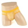 258 - Men's Mesh Brief - M, Yellow