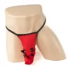 260 - Men's Novelty G-String - Rhino - Mens One Size, Red