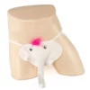 264 - Men's Novelty G-String - Elephant - White