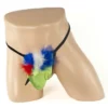 270 - Men's Novelty G-String - Rooster - Mens One Size, Green