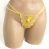 344 - Mesh G-String - Yellow