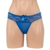 347 - Lace Band G-String - Blue
