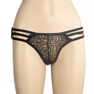 349 - Floral Cotton G-String