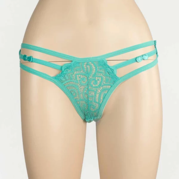 349 - Floral Cotton G-String - Image 4