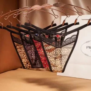 352 - Leopard Gem G-String
